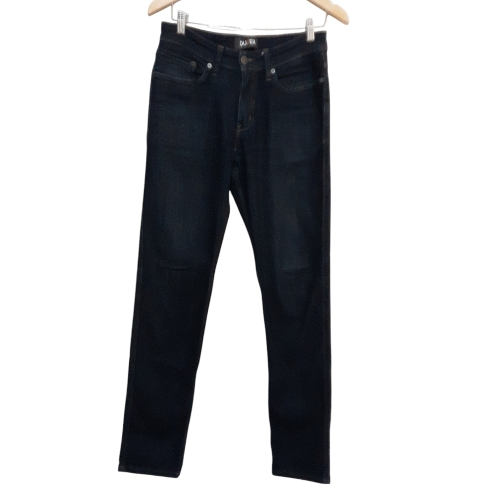 DUER slim fit women jean blue dark wash L2X casual Y2K outdoor performance 29X32